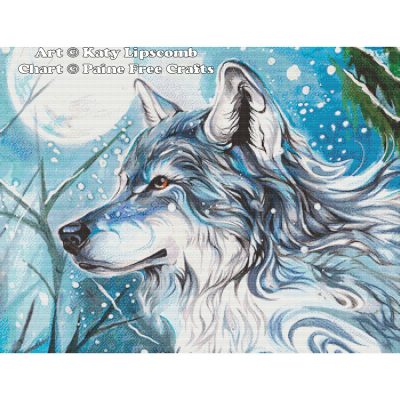 Blue Winter Wolf